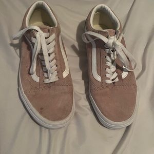 pink suede vans